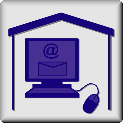 Download free mouse computer house courier mail icon
